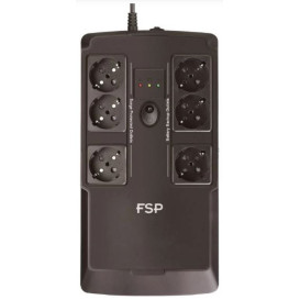 Zasilacz awaryjny UPS FSP, Fortron NanoFit 600 PPF3602301 - Compact, 6 x gniazda schuko, 600VA|360W, Topologia offline - zdjęcie 2